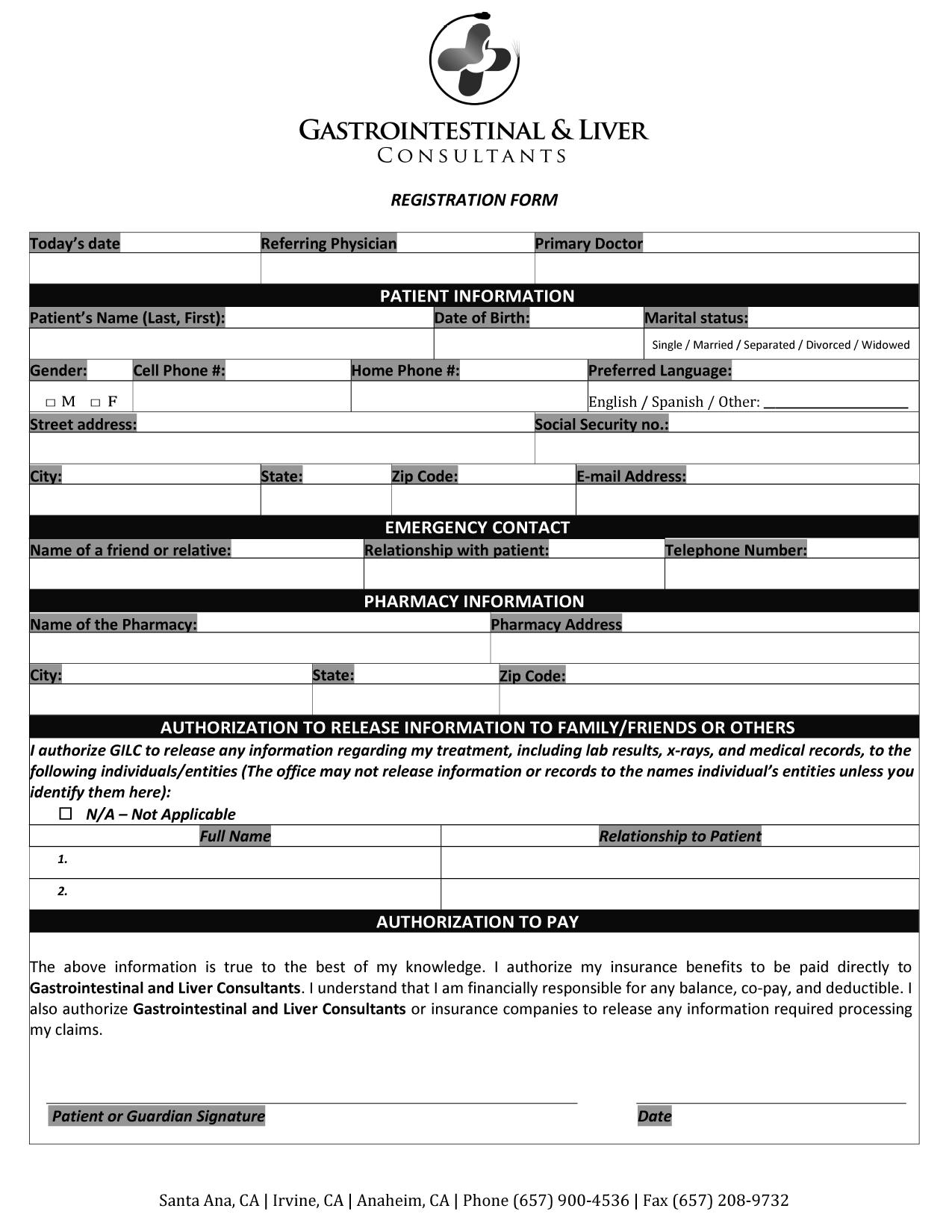 Registration Form